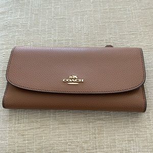 Brown coach wallet